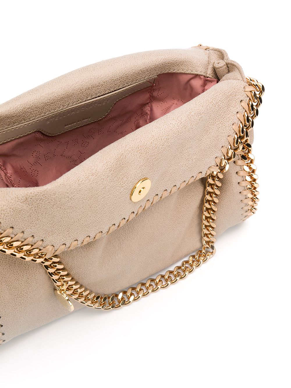 Borsa Tote Falabella Mini Butter Cream e Oro